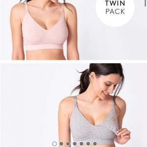 Seraphine Bamboo Nursing Bras (twin pack)
